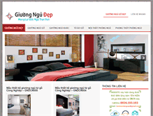 Tablet Screenshot of giuongngudep.com